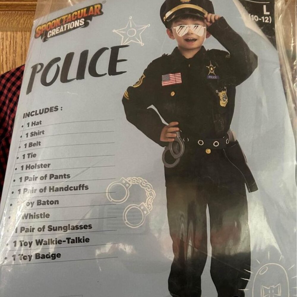 kids police costume